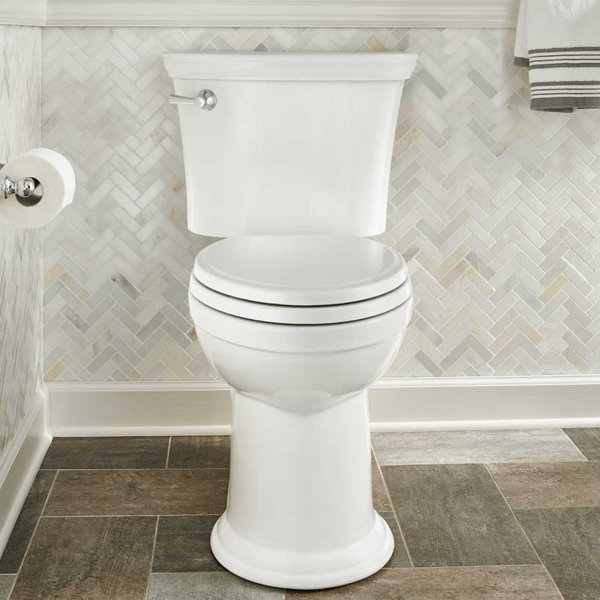 American Standard Heritage Vormax 1.28 GPF (Water Efficient) Elongated TwoPiece Toilet (Seat